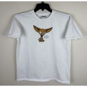 Vintage Y2K Viva Minnesota Dog Graphic T-Shirt / White / Size Medium